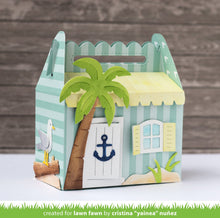 Load image into Gallery viewer, scalloped treat box beach house add-on