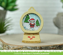 Load image into Gallery viewer, snow globe gift tag