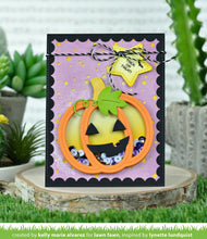 Load image into Gallery viewer, stitched pumpkin frame
